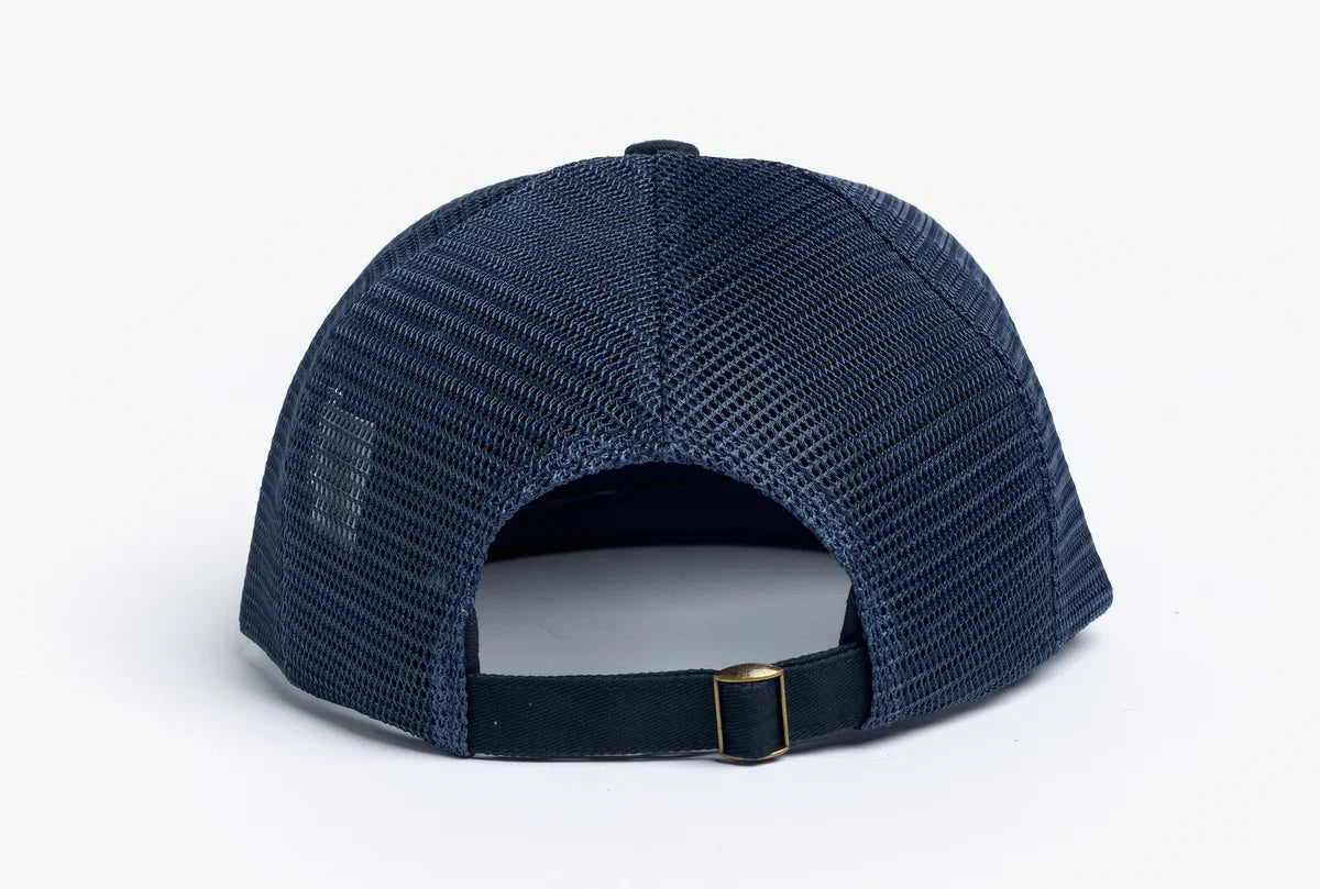 Autumn Trucker Strapback Navy Hat