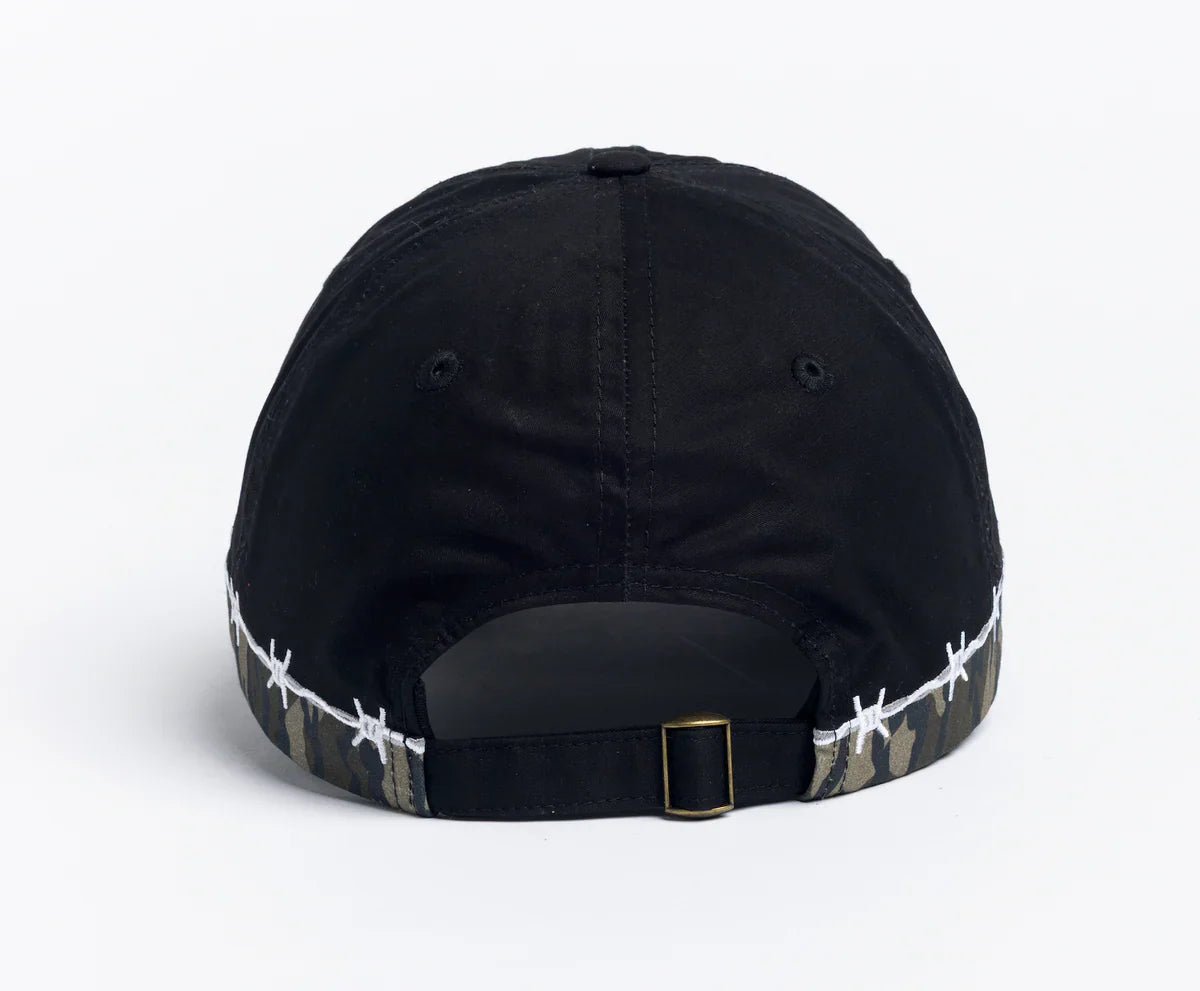 Autumn x Corduroy Camo Strapback Black Hat