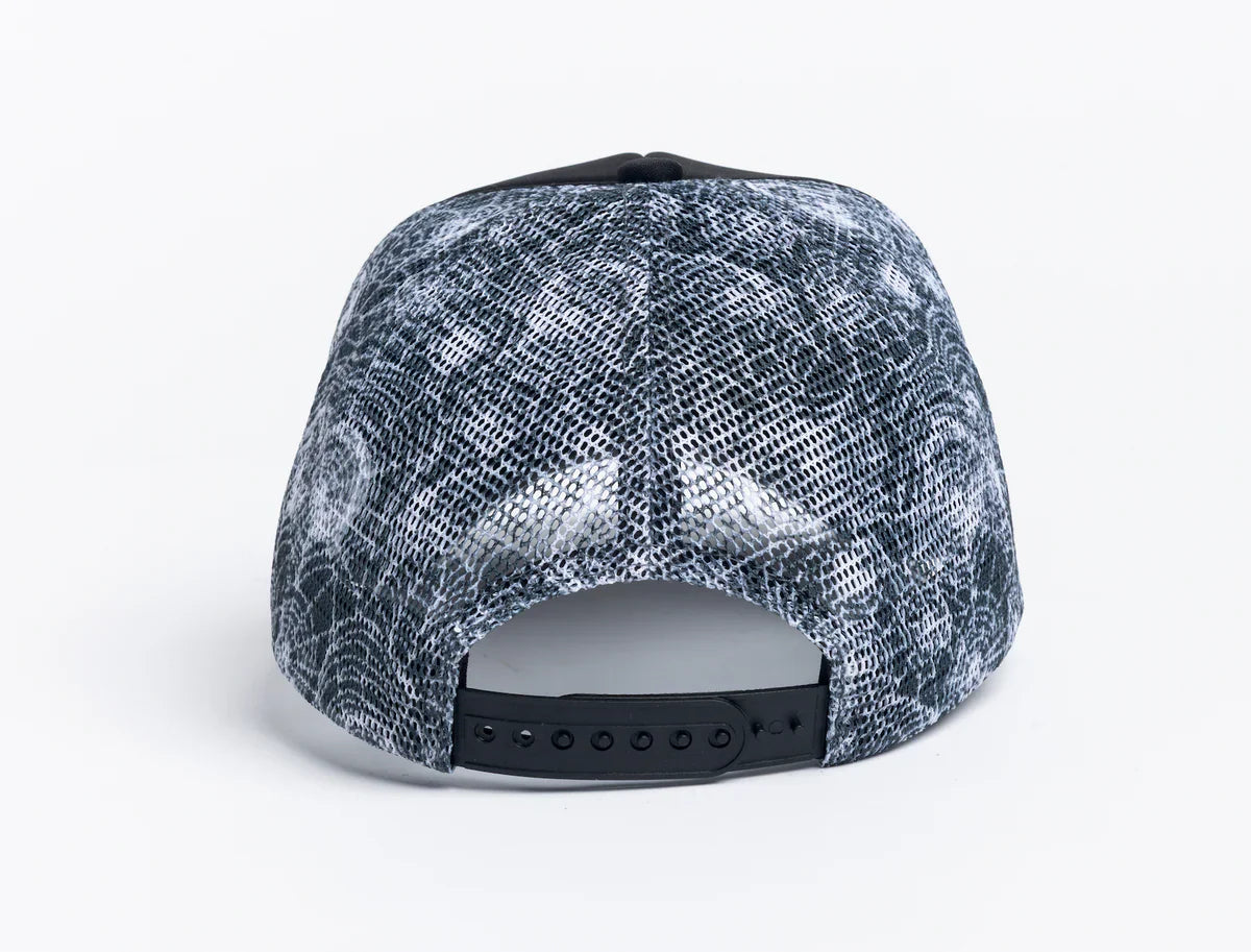 Autumn x Corduroy Stud Trucker Black Hat