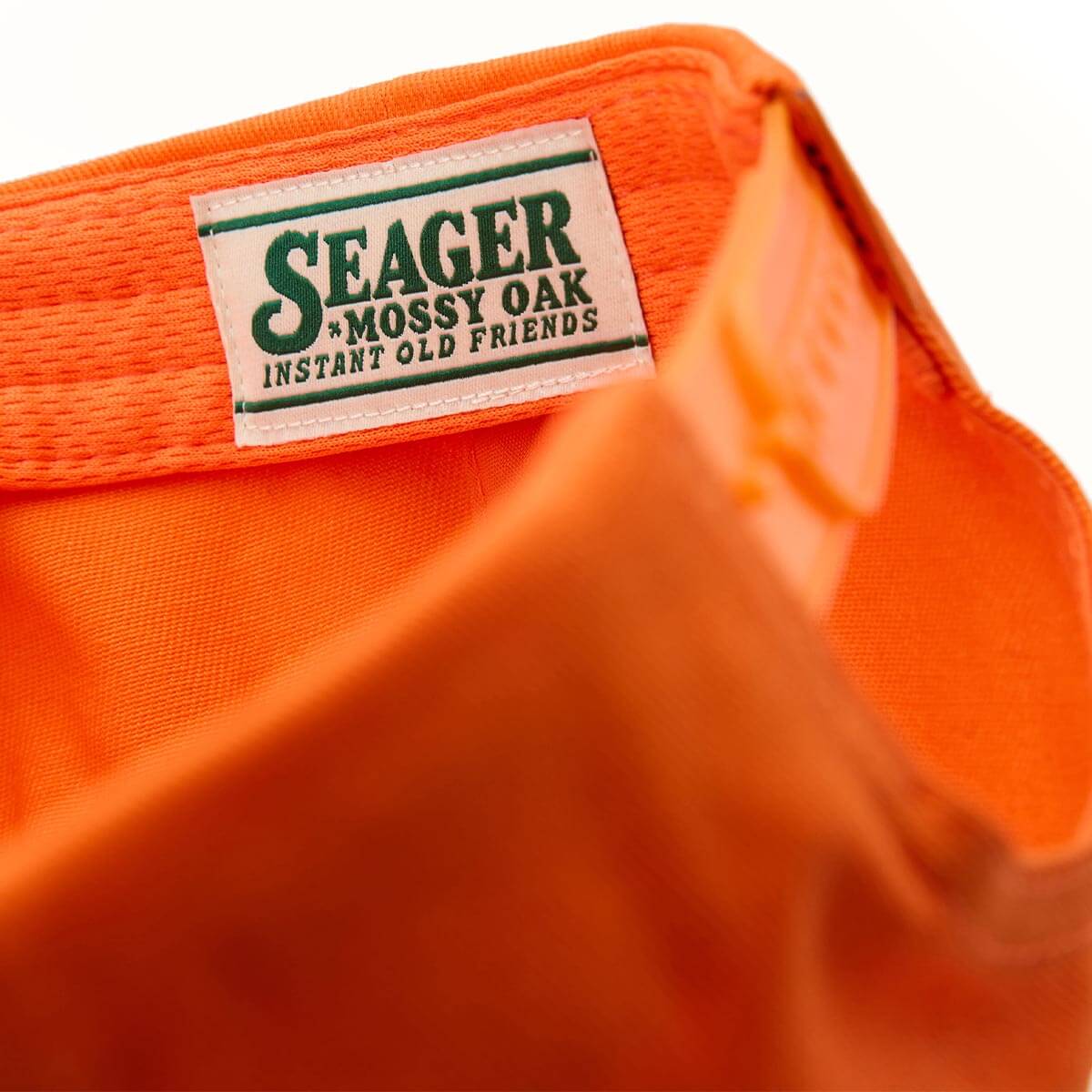 Seager X Mossy Oak I.O.F. Instant Old Friends Orange Camo Snapback Hat