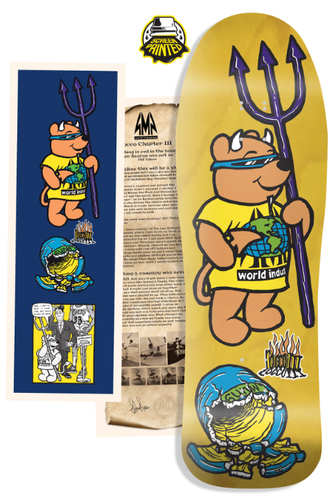 LTD Edition Steve Rocco III Screenprinted Deck - 9.75