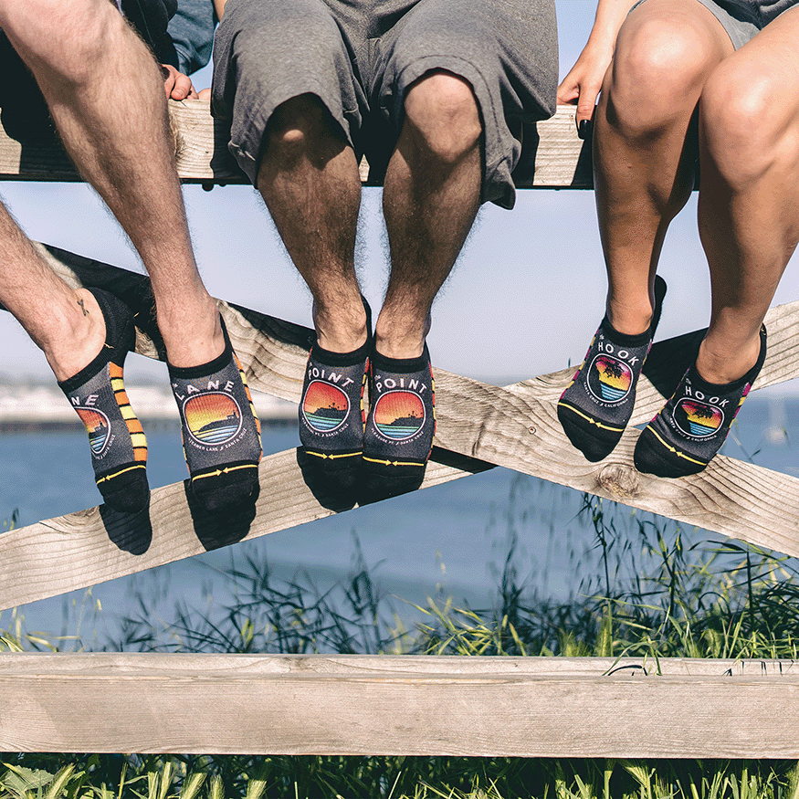 Slidertown The Point No Show Socks