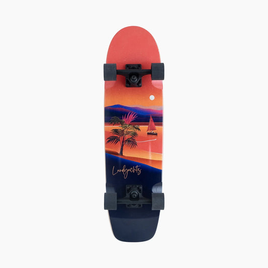 Landyachtz Slim Jim Baja Sail Complete Cruiser - Bow Shock Marketplace