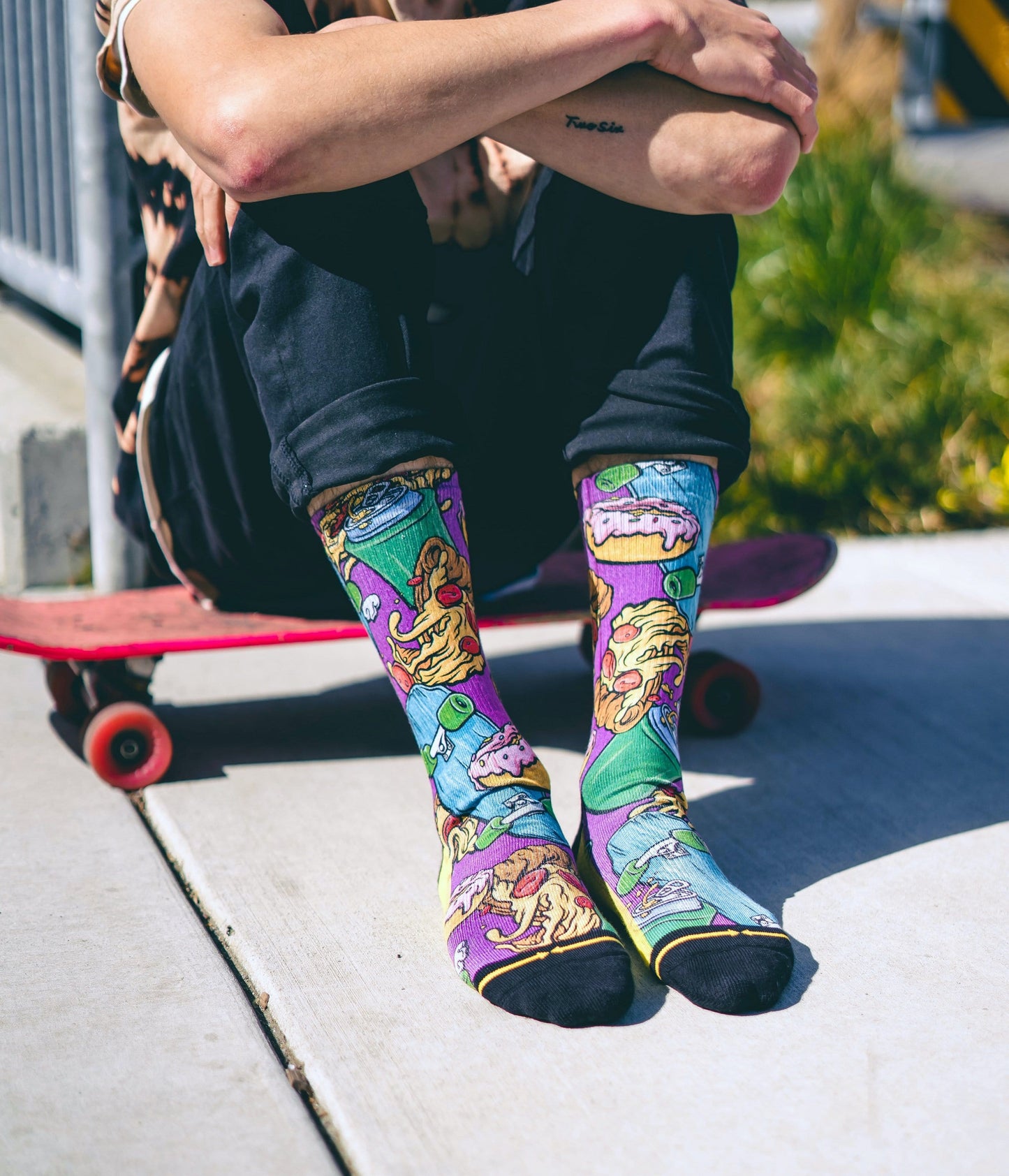 Slogan Fun Day Crew Socks