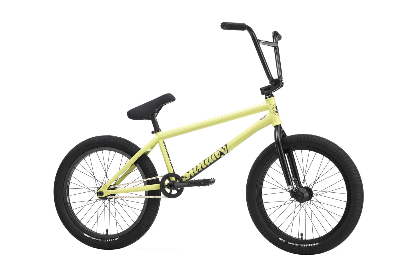 Sunday Soundwave Special (FC) 21″ Complete BMX Bike - Gloss Notepad Yellow (RHD)
