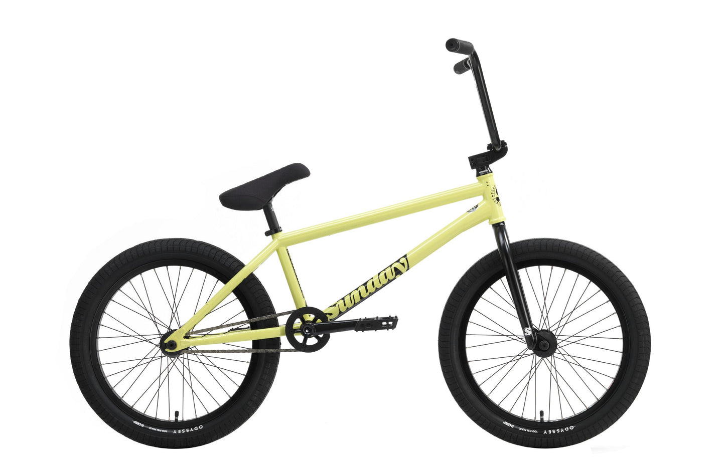 Sunday Soundwave Special (FC) 21″ Complete BMX Bike - Gloss Notepad Yellow (RHD)