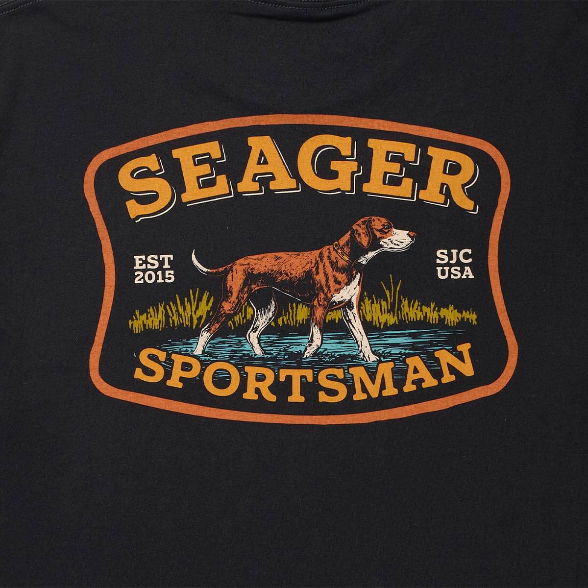 Seager Sportsman Black Tee S/s Shirt