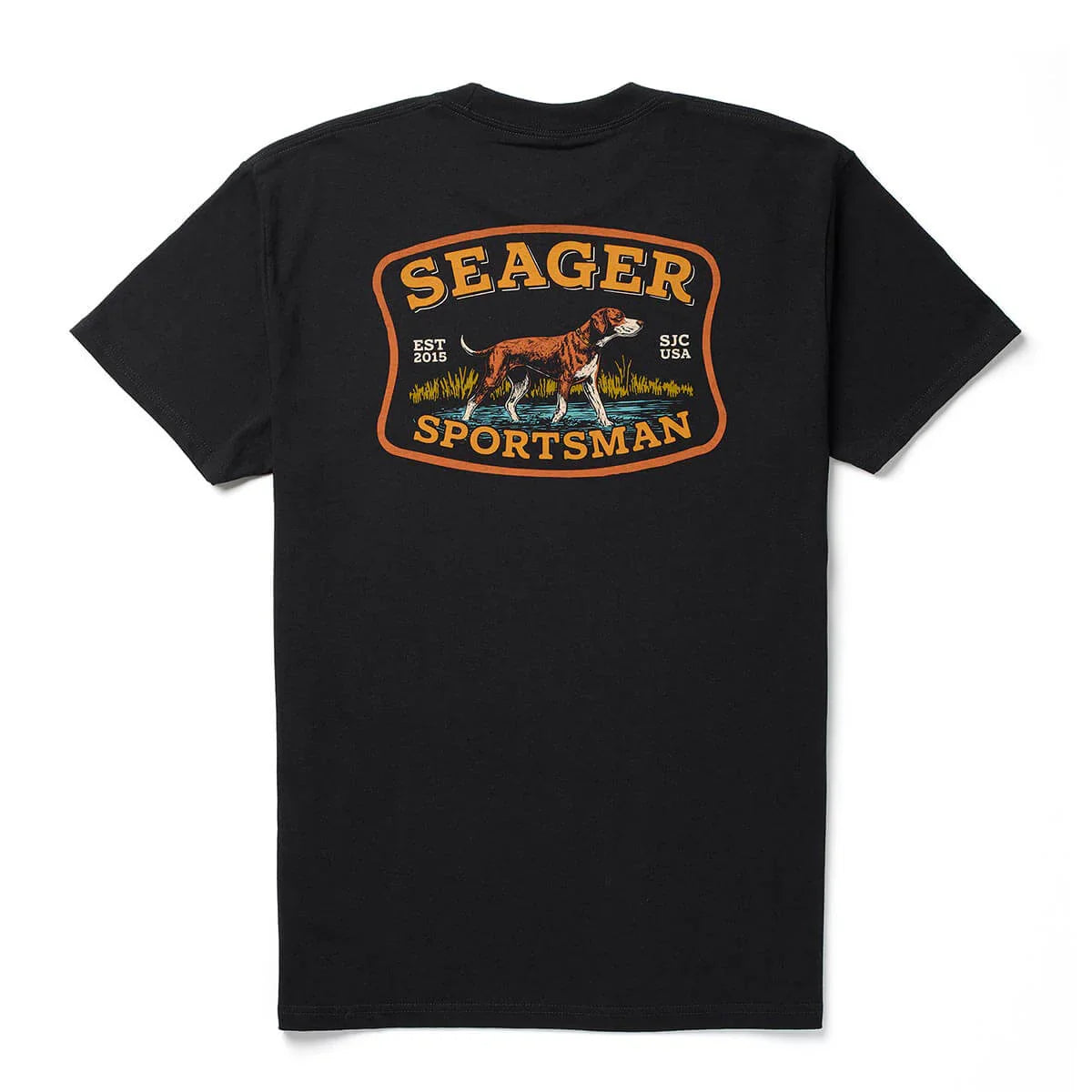 Seager Sportsman Black Tee S/s Shirt