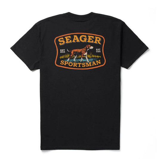 Seager Sportsman Black Tee S/s Shirt