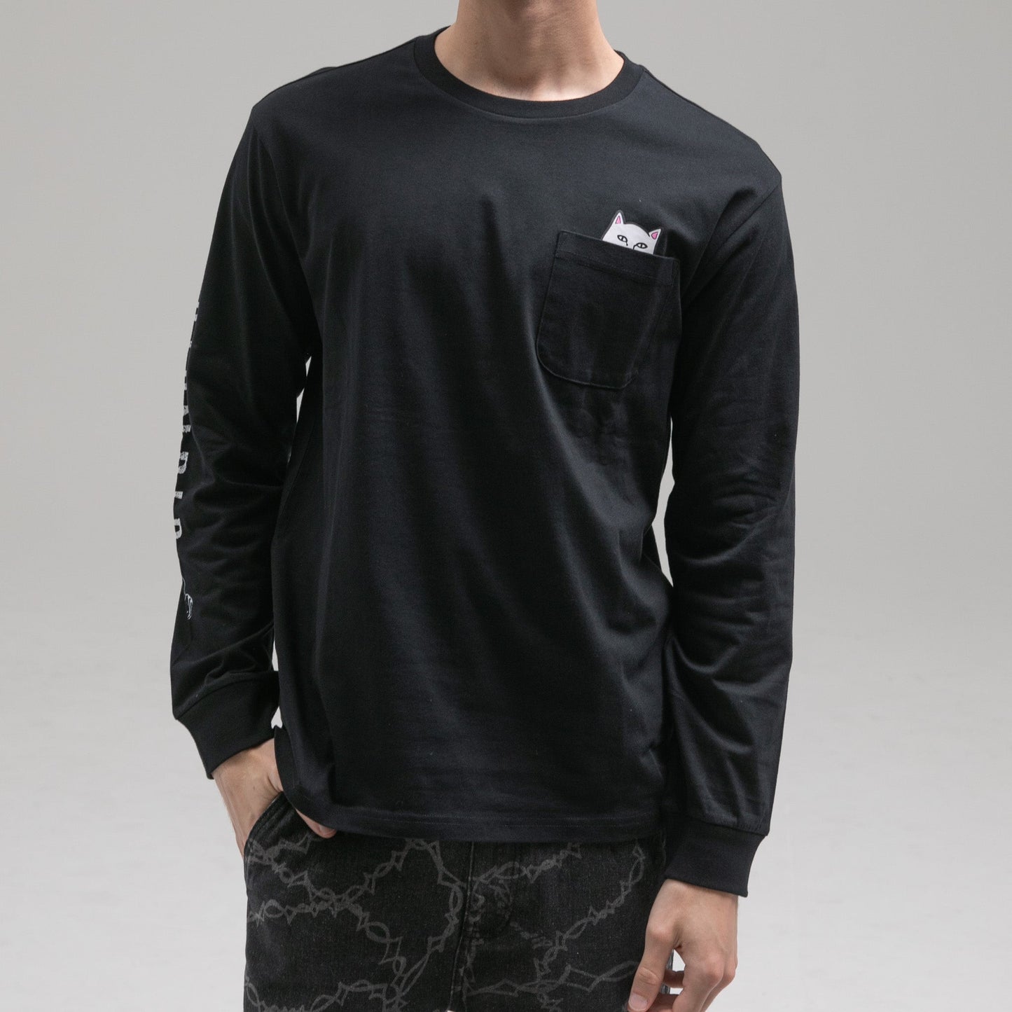 Lord Nermal L/S Pocket Tee (Black)