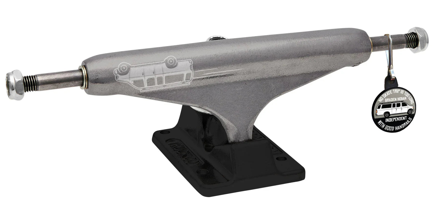 Independent Trucks 139mm Stage 11 Braden Hoban Standard - Transparent Black (Set of 2) - Bow Shock Marketplace