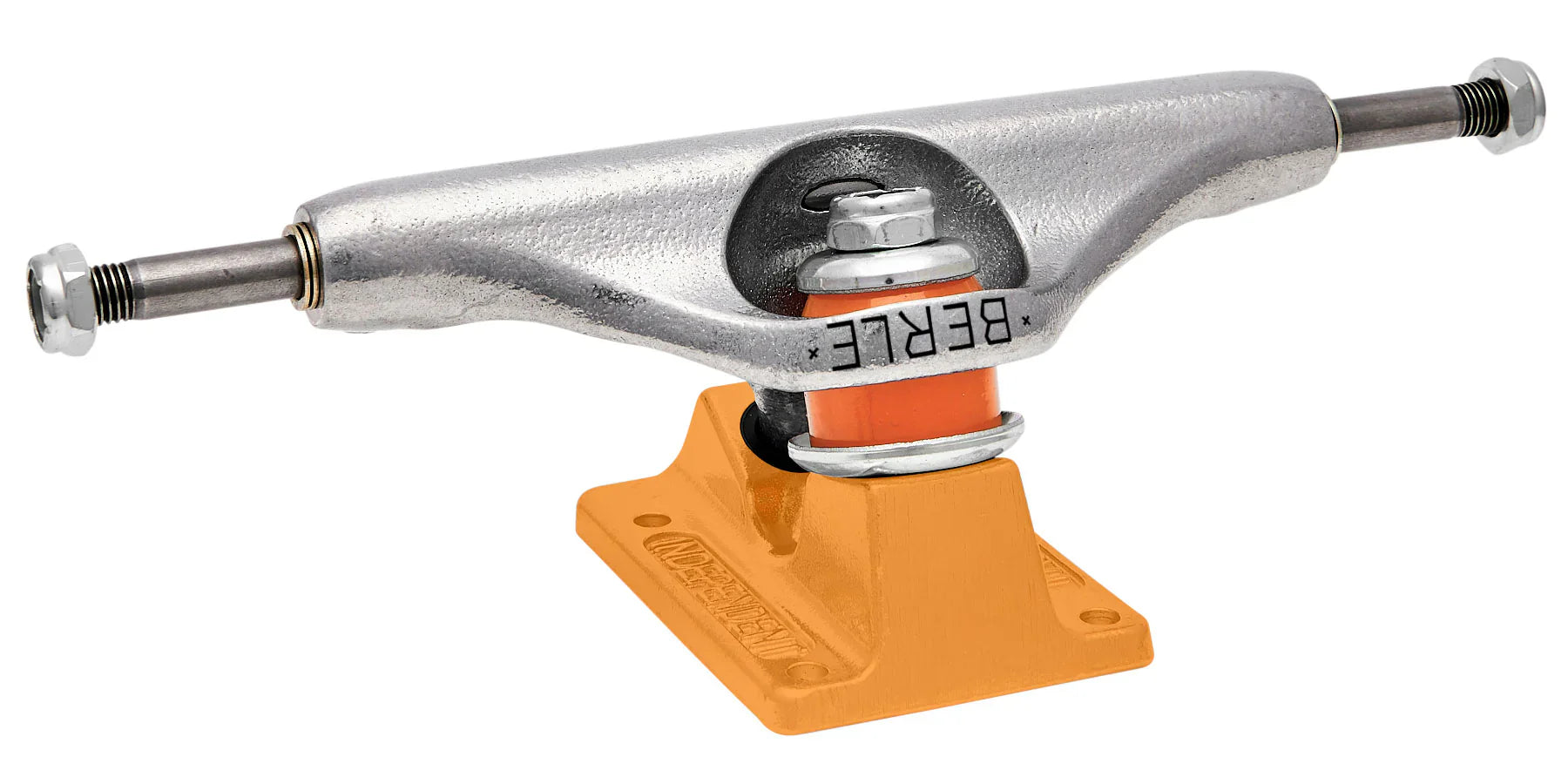 Independent Trucks 159mm Stage 11 Elijah Berle Skull Standard - Silver/Orange (Set of 2) - Bow Shock Marketplace