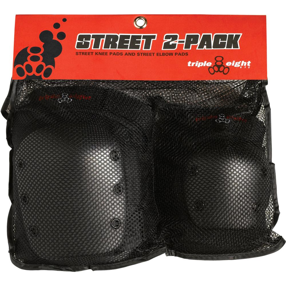 Triple Eight Street 2-PACK Elbow Pads / Knee Pads - Bow Shock Marketplace