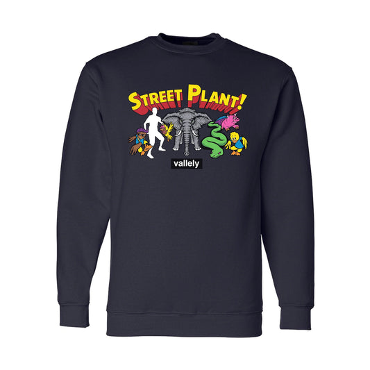 Street Plant Mike Vallely Super Friends Crewneck Sweatshirt - Bow Shock Marketplace