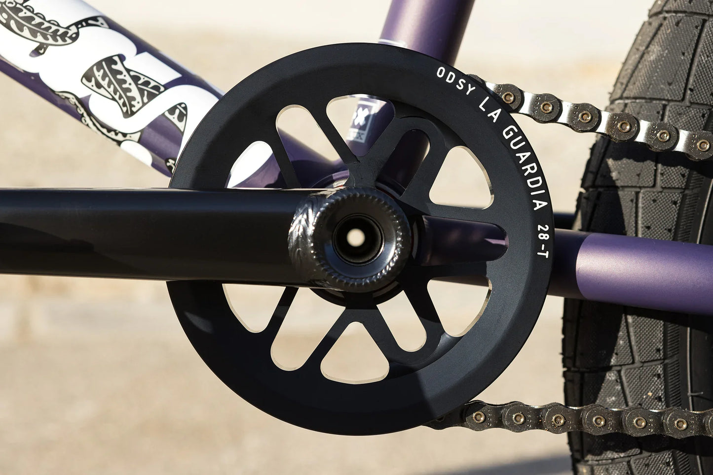 Sunday Darkwave Broc Raiford Authentic 21″ RHD Complete BMX - Matte Midnight Purple