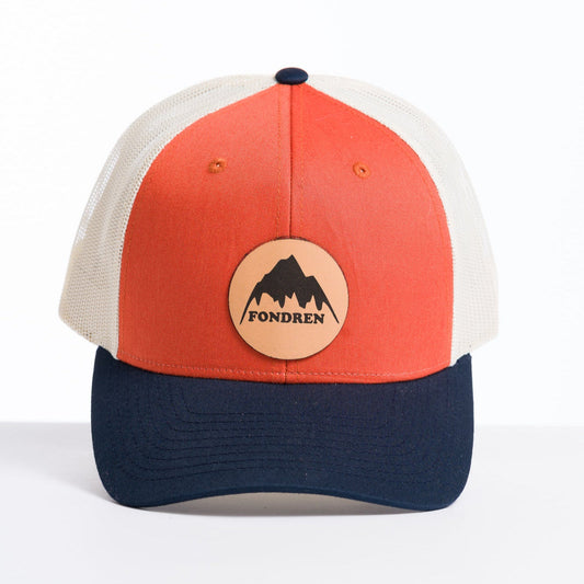 Fondren Mountain Leather Patch Trucker Hat