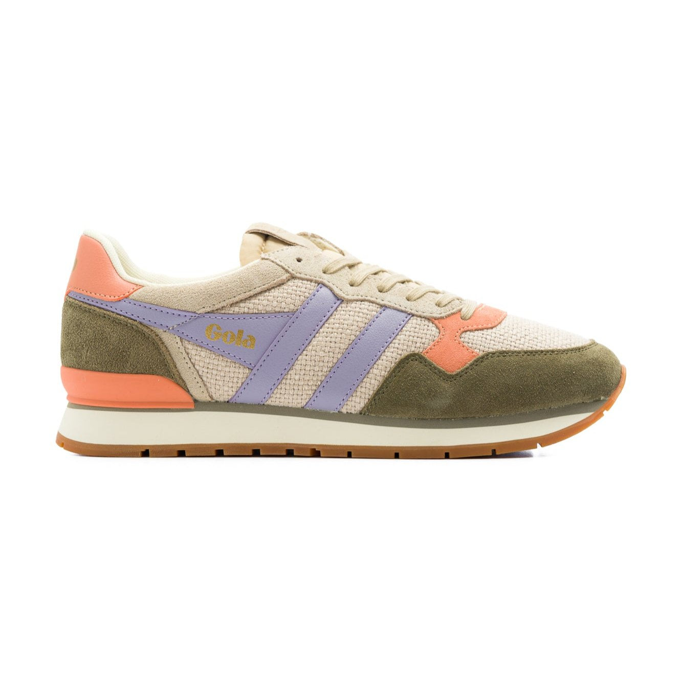 Gola Colorado Women's Shoes - Bone/Khaki/Lavender