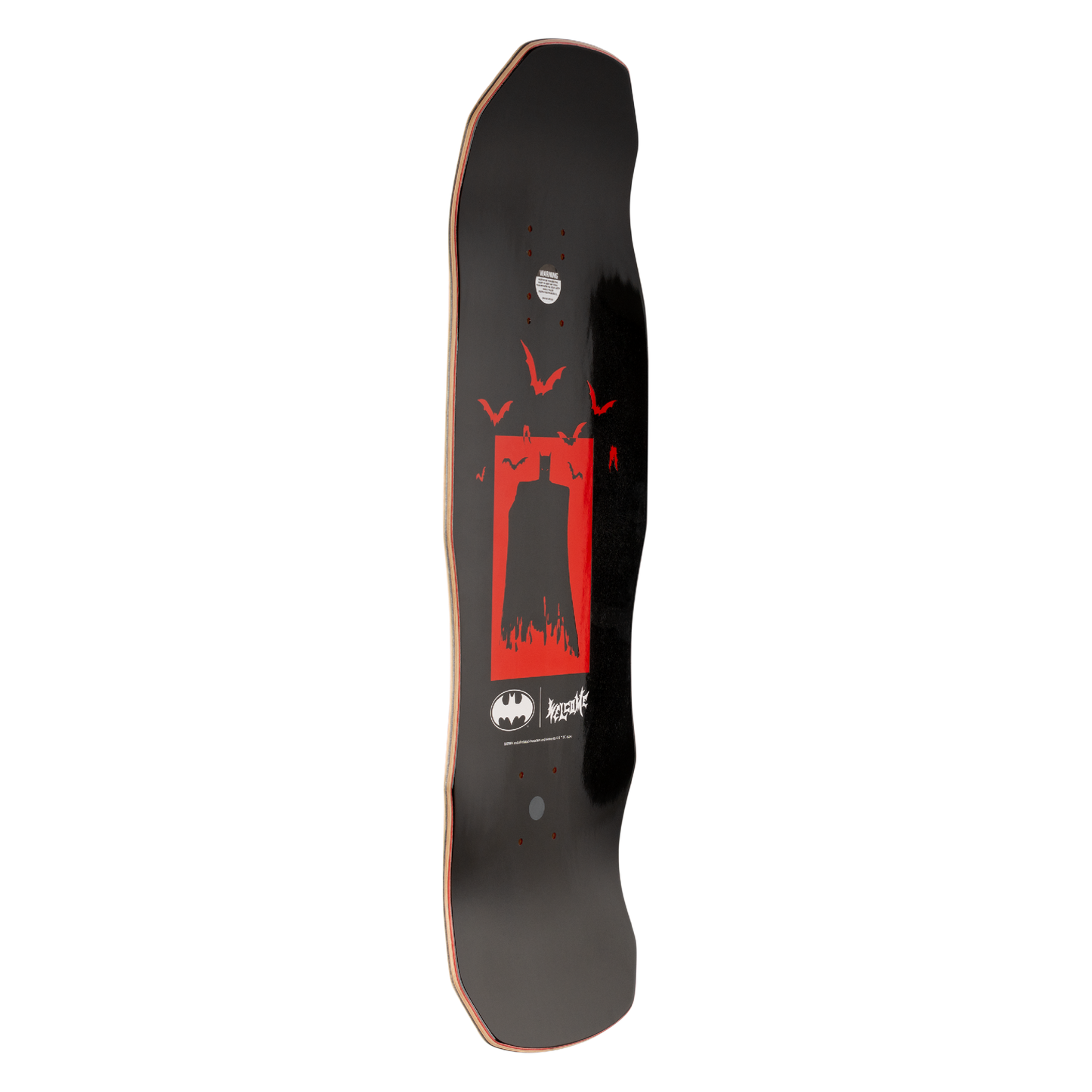 Welcome x Batman Talons on Dark Lord Deck - 9.75″ Red/Black Dip - Bow Shock Marketplace