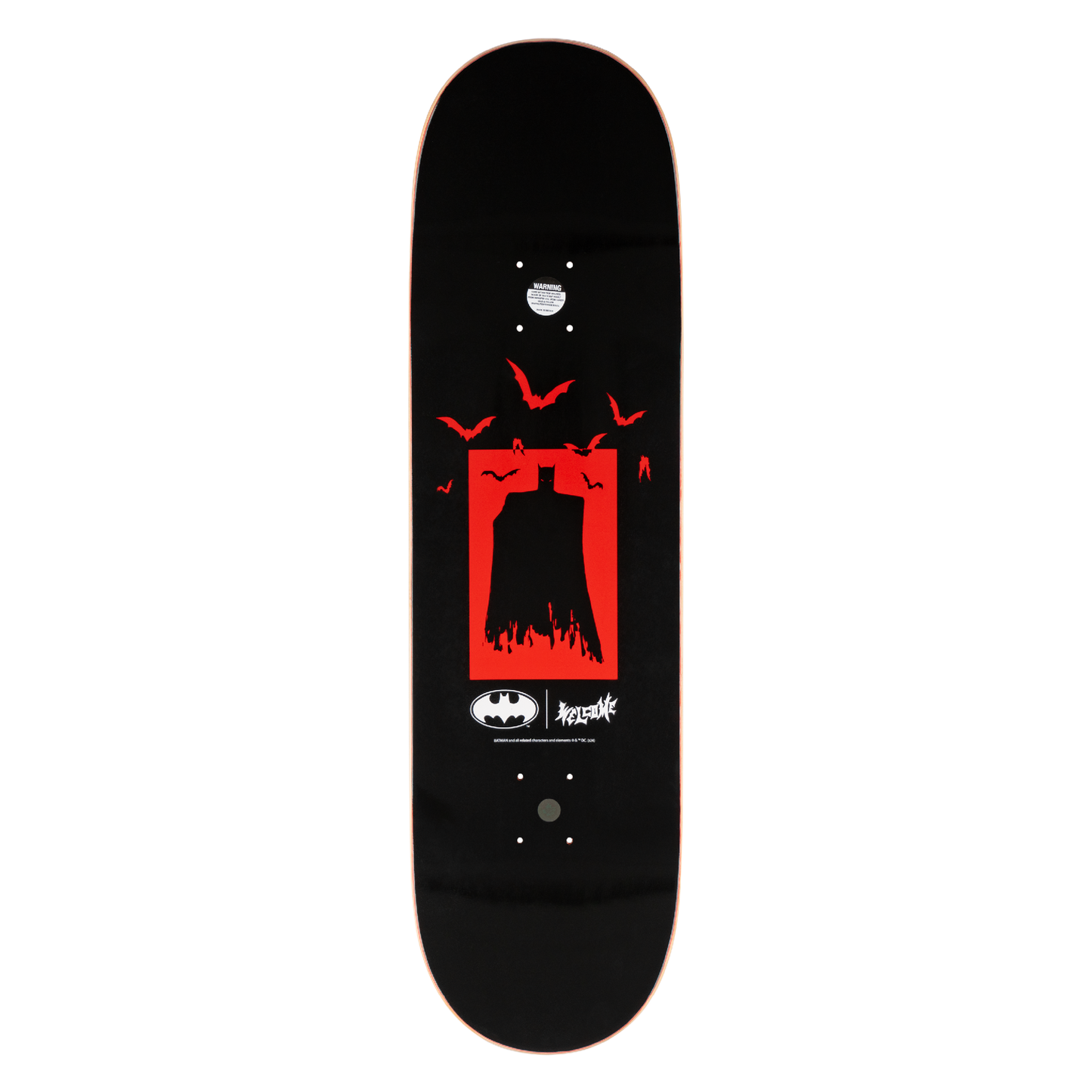 Welcome x Batman Talons on Popsicle Deck - 9.0″ Red/Black Dip