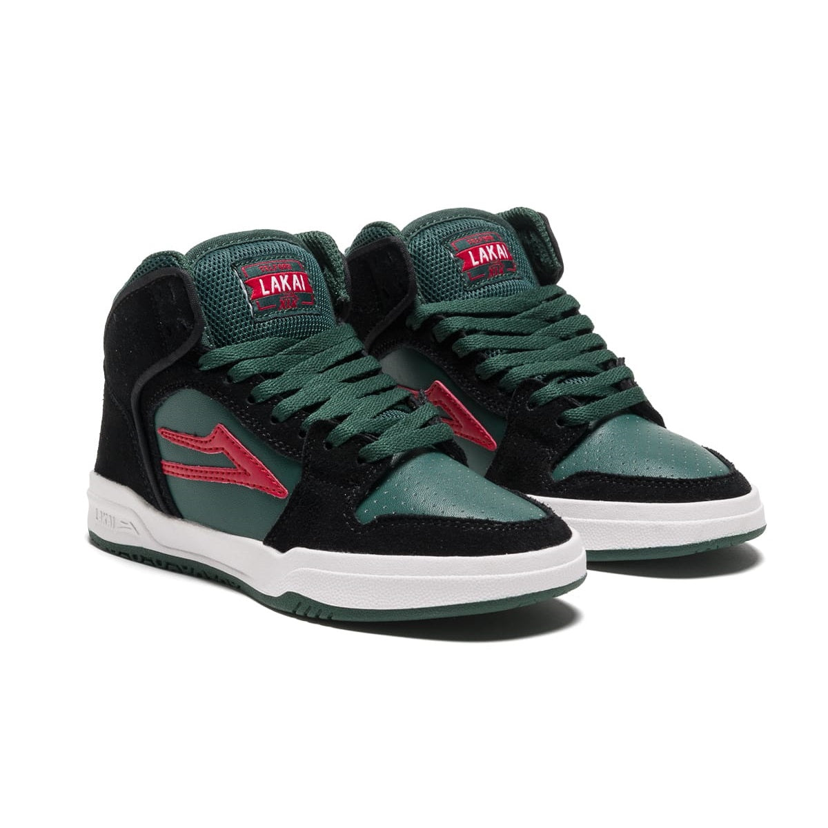 Lakai Shoes Telford Kids - Black/Pine Suede - Bow Shock Marketplace