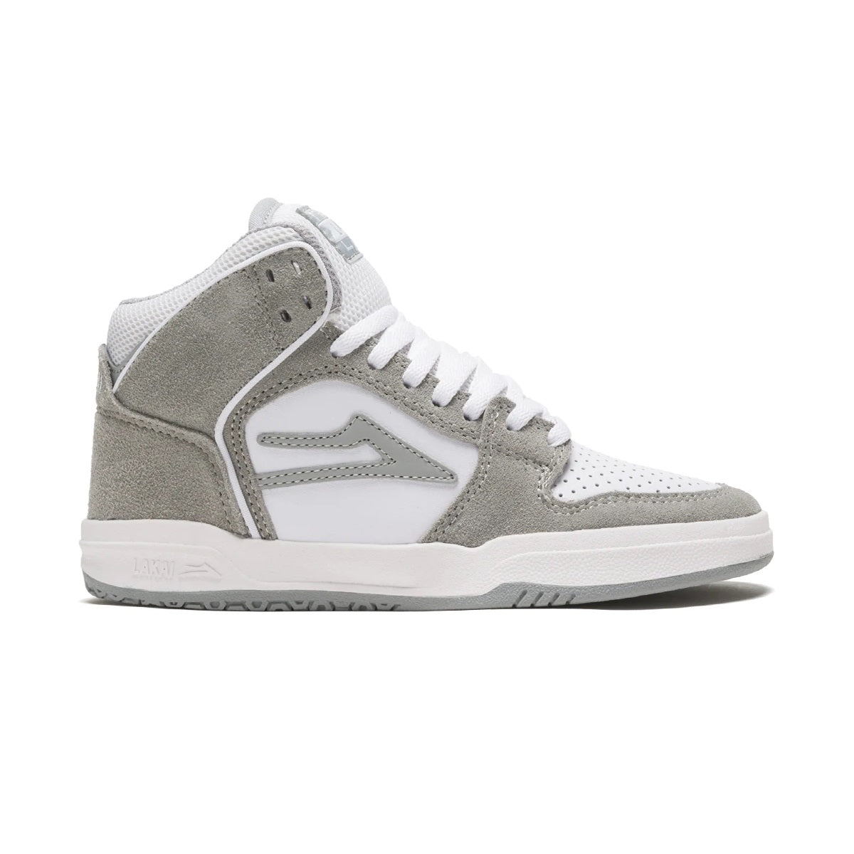 Lakai Shoes Telford Kids - Light Grey Suede - Bow Shock Marketplace