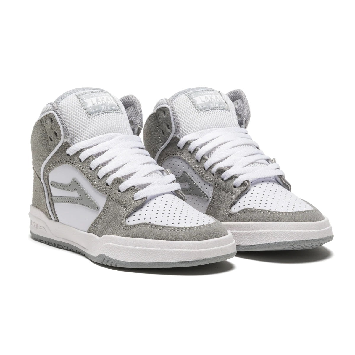 Lakai Shoes Telford Kids - Light Grey Suede - Bow Shock Marketplace
