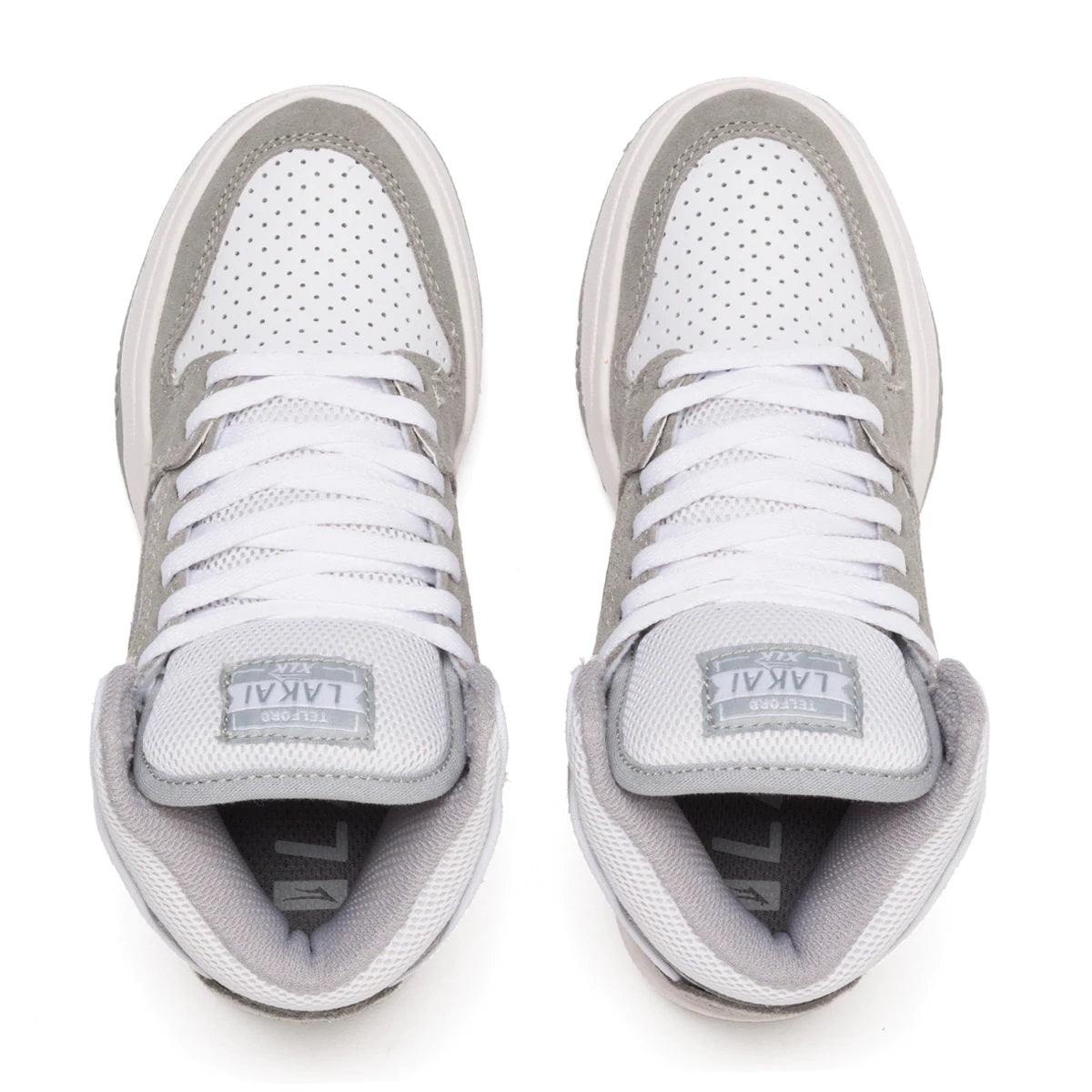 Lakai Shoes Telford Kids - Light Grey Suede - Bow Shock Marketplace
