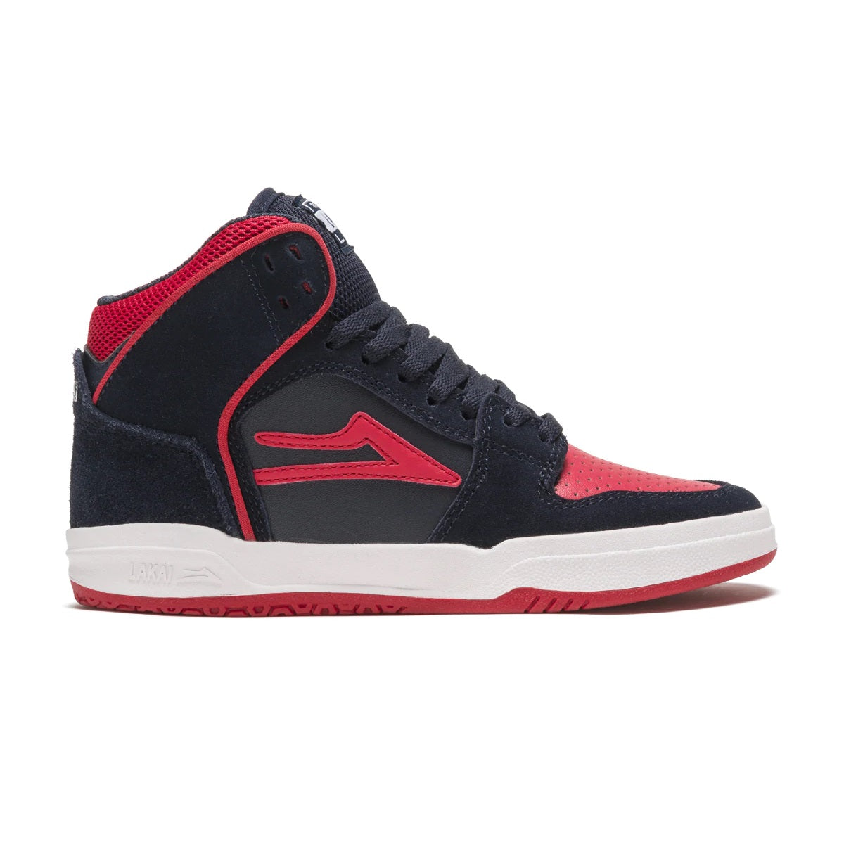 Lakai Shoes Telford Kids - Navy/Red Suede - Bow Shock Marketplace
