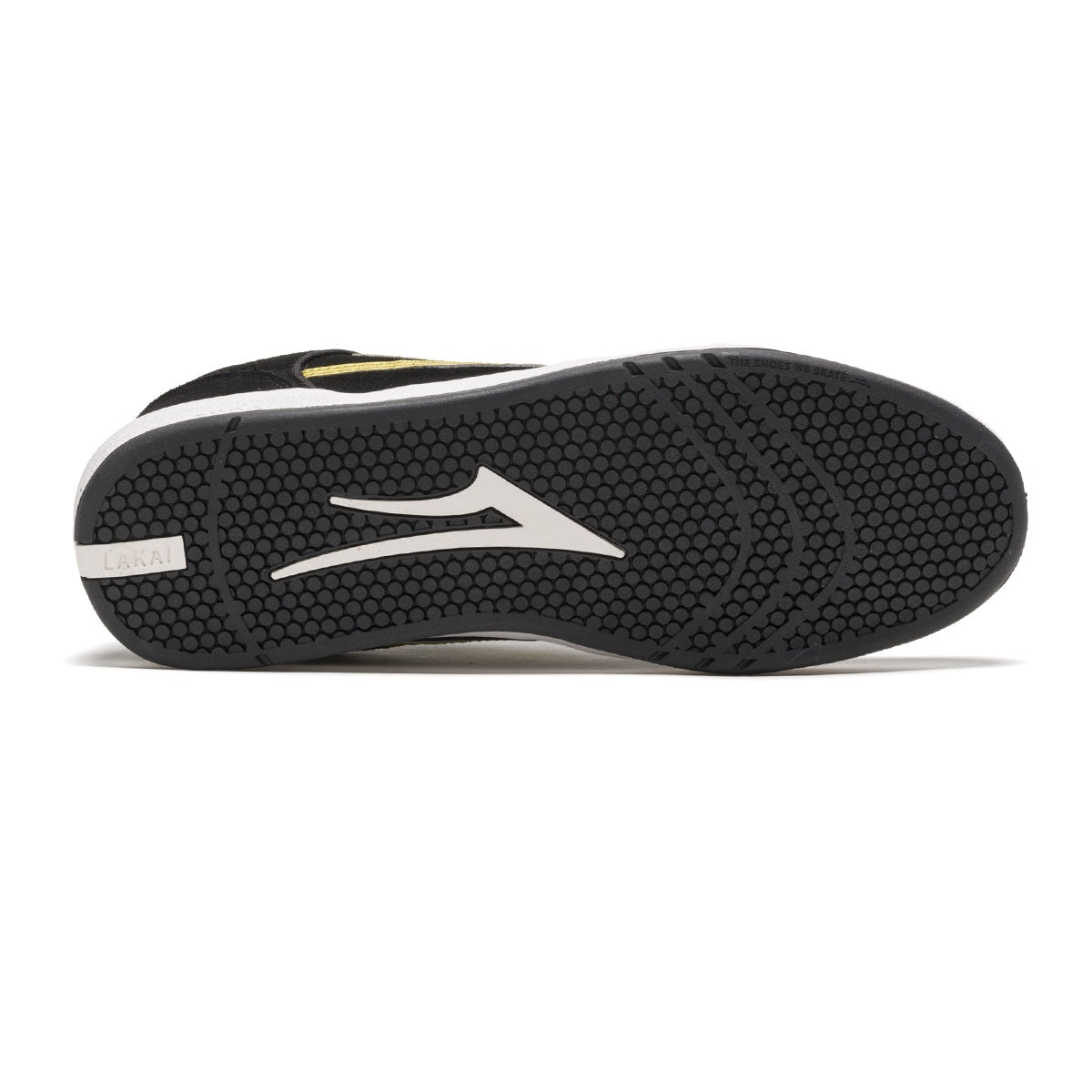 Lakai Shoes Telford Low - Black/Gold Suede - Bow Shock Marketplace