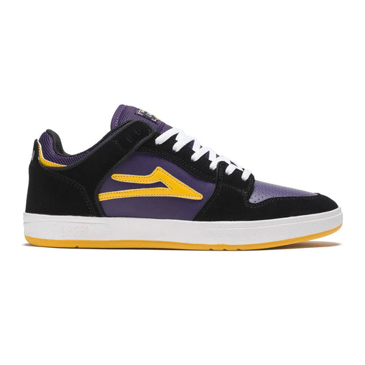 Lakai Shoes Telford Low - Black/Grape Suede - Bow Shock Marketplace