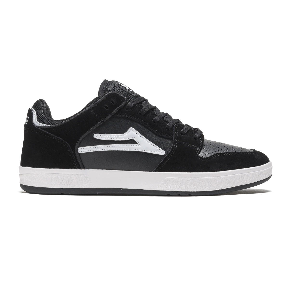 Lakai Shoes Telford Low - Black/White Suede - Bow Shock Marketplace