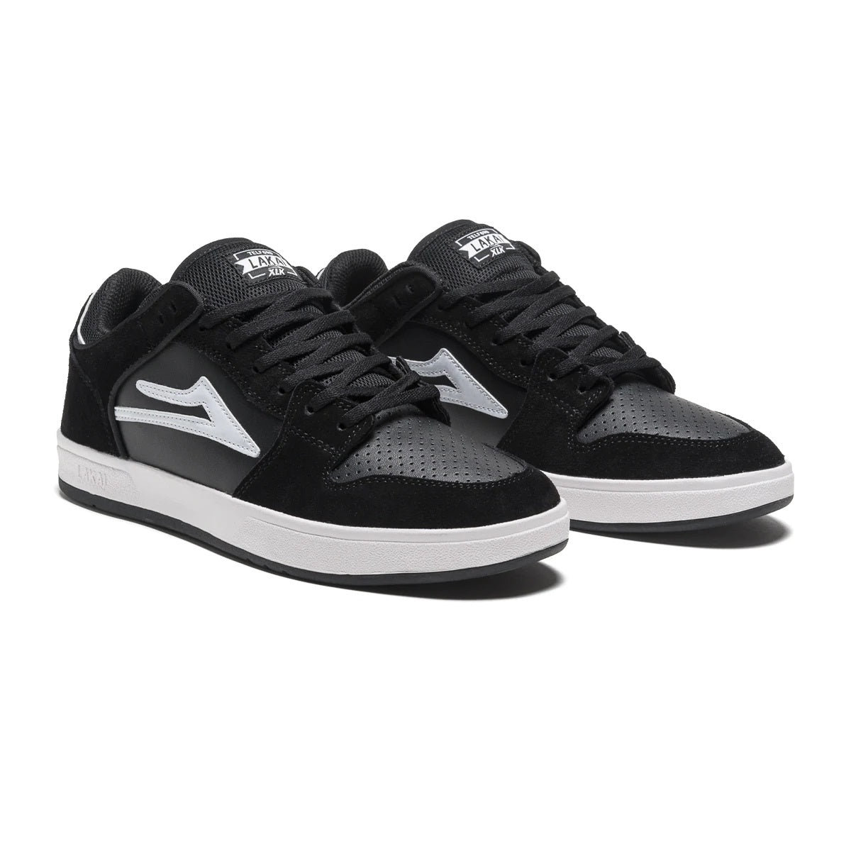 Lakai Shoes Telford Low - Black/White Suede - Bow Shock Marketplace