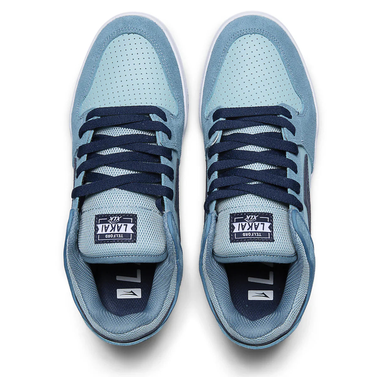 Lakai Shoes Telford Low - Light Blue Suede - Bow Shock Marketplace