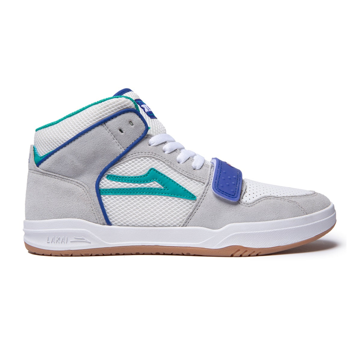 Lakai Shoes Telford Mid - White/Gum Suede - Bow Shock Marketplace