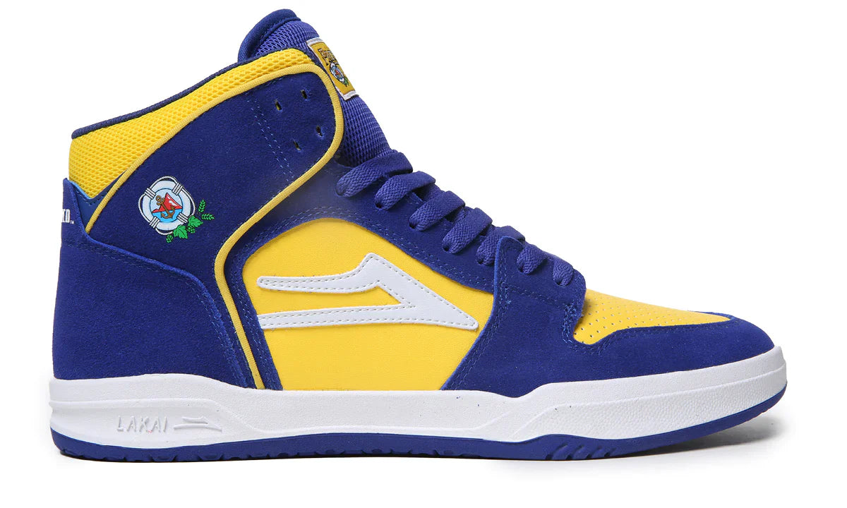 Lakai Shoes Telford - Blue/Yellow Suede - Bow Shock Marketplace