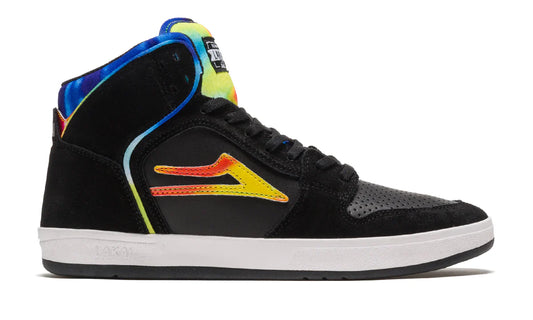 Lakai Shoes Telford - Black Tie Dye - Bow Shock Marketplace