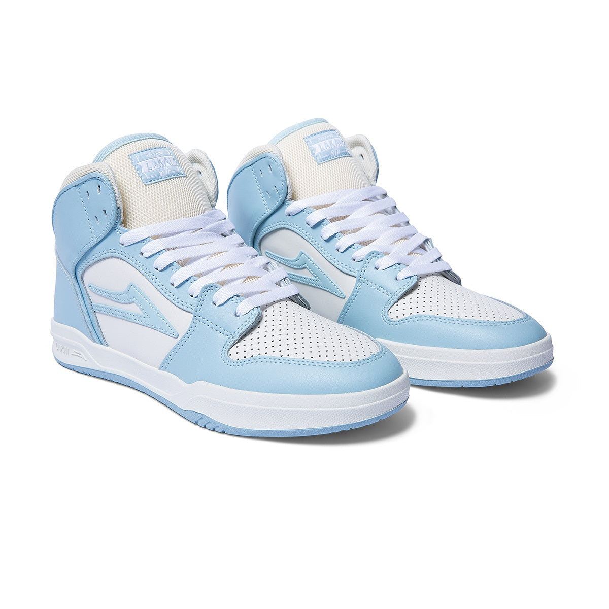 Lakai Shoes Telford - Light Blue/Cream Leather - Bow Shock Marketplace