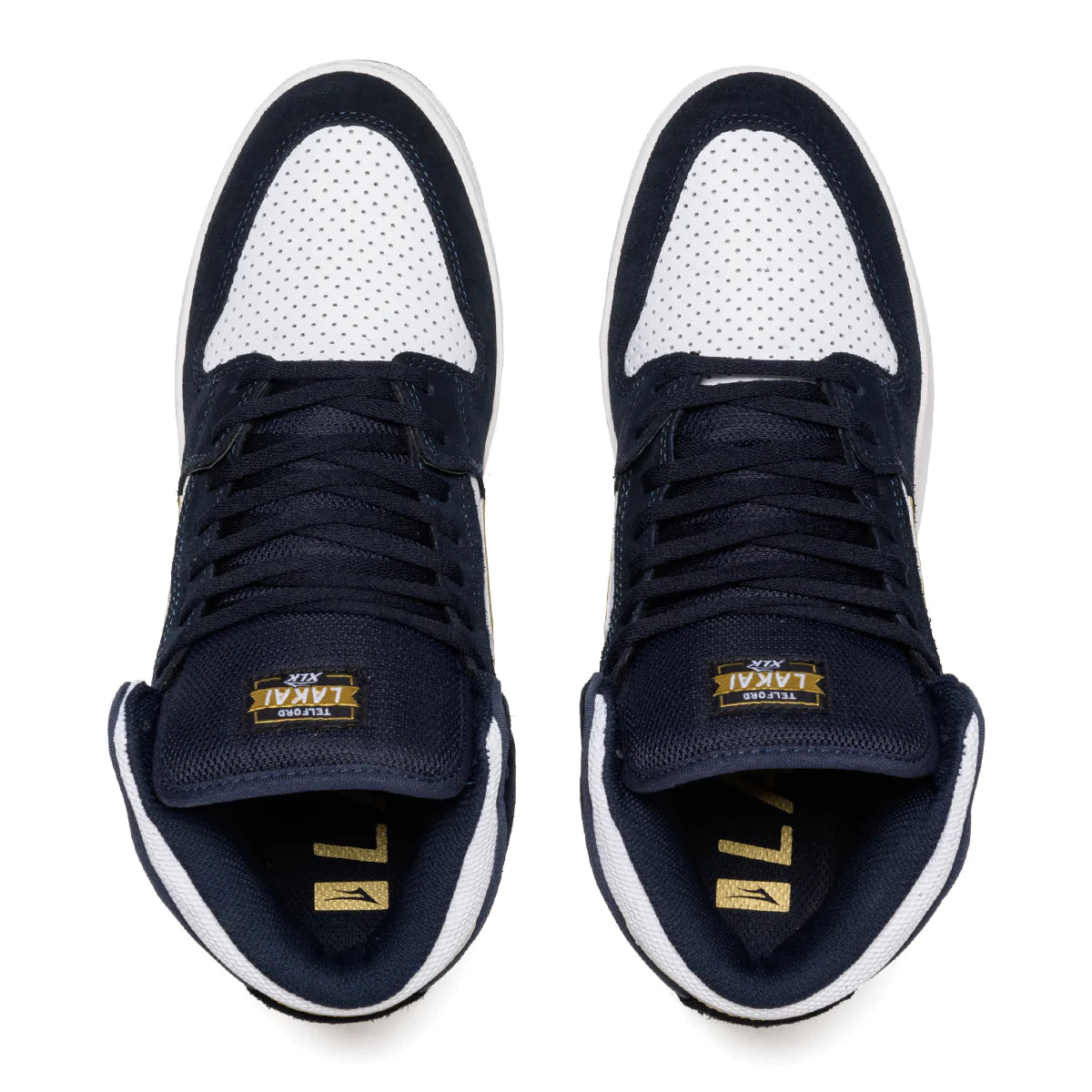Lakai Shoes Telford - Navy/White Suede - Bow Shock Marketplace