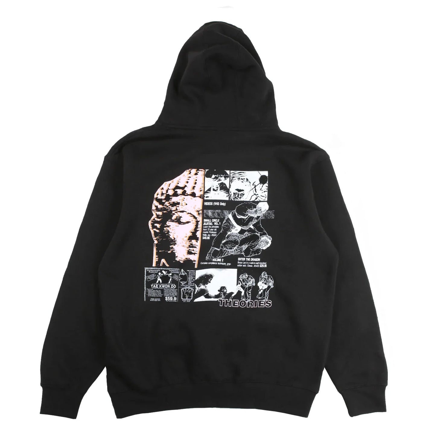 Theories Kumite Black Hooded Sweatshirt