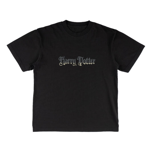 Welcome x Harry Potter Thestral Boxy Garment-Dyed Tee - Black