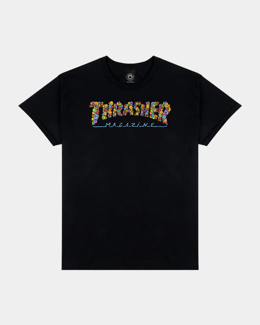 Thrasher Smile by Spanky Black S/s Shirt