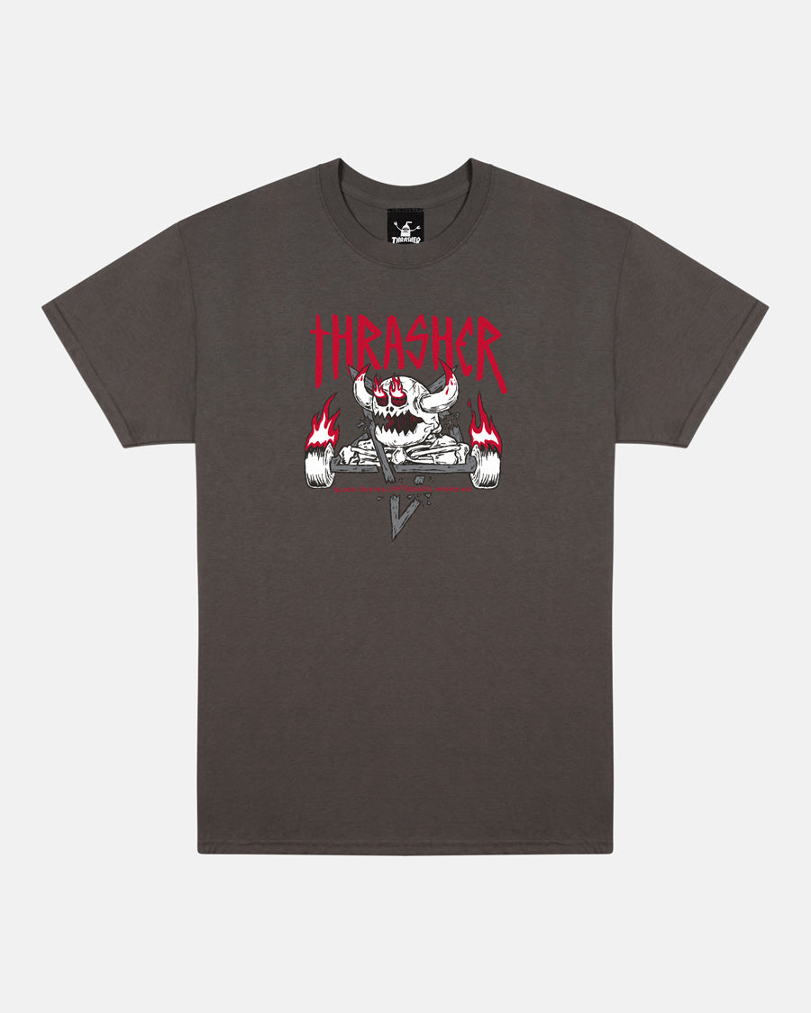 THRASHER X TOY MACHINE "MONSTER-GRAM" T-SHIRT - Bow Shock Marketplace