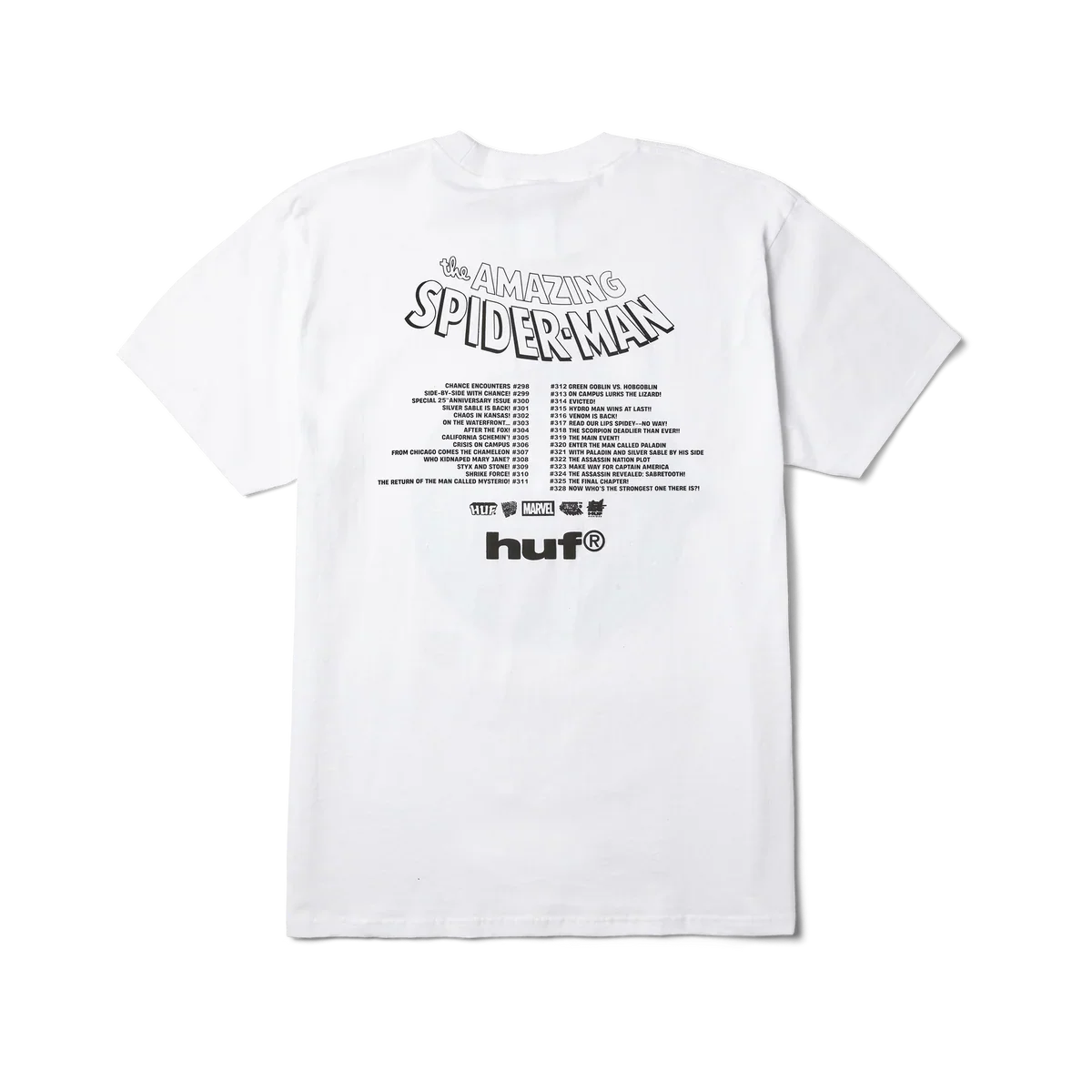Huf X Marvel Spider-Man Three Hundred White S/s Shirt