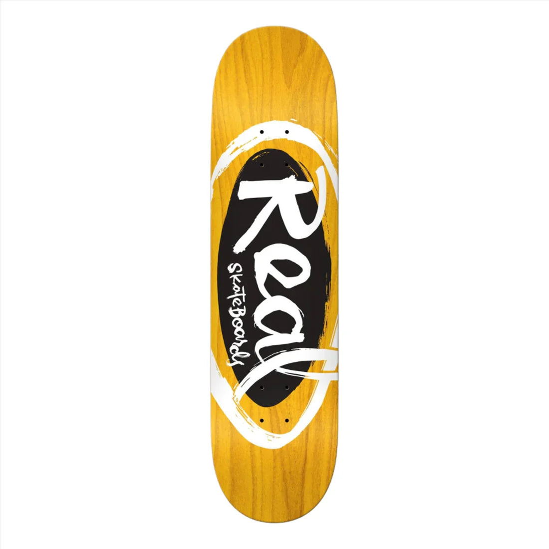 Real Team Oval By Natas Skateboard Deck - 8.06″ - Bow Shock Marketplace