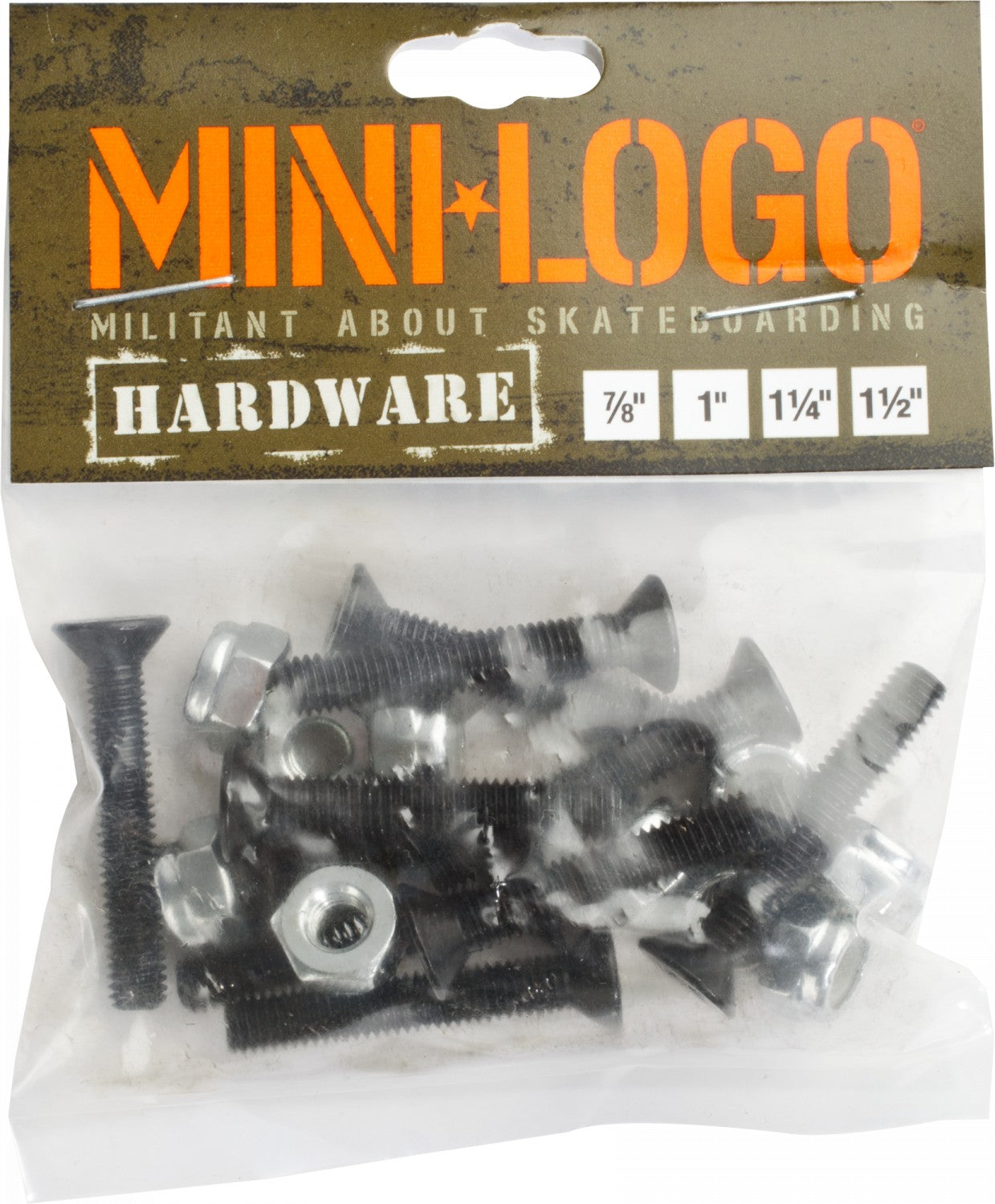Mini Logo Hardware 7/8" Phillips - Black - Bow Shock Marketplace