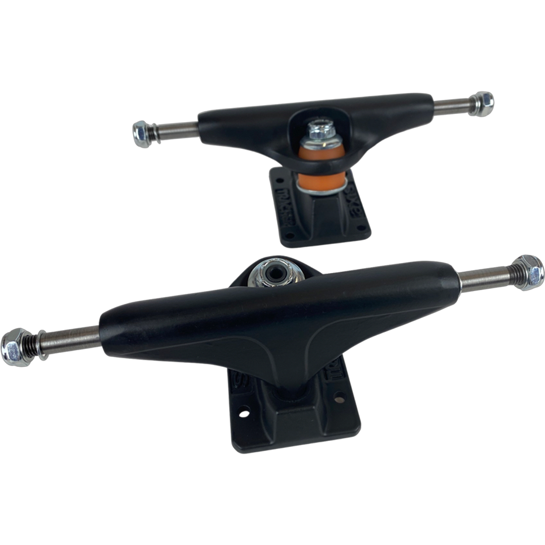 Tracker Axis 161mm Black Skateboard Trucks - Bow Shock Marketplace