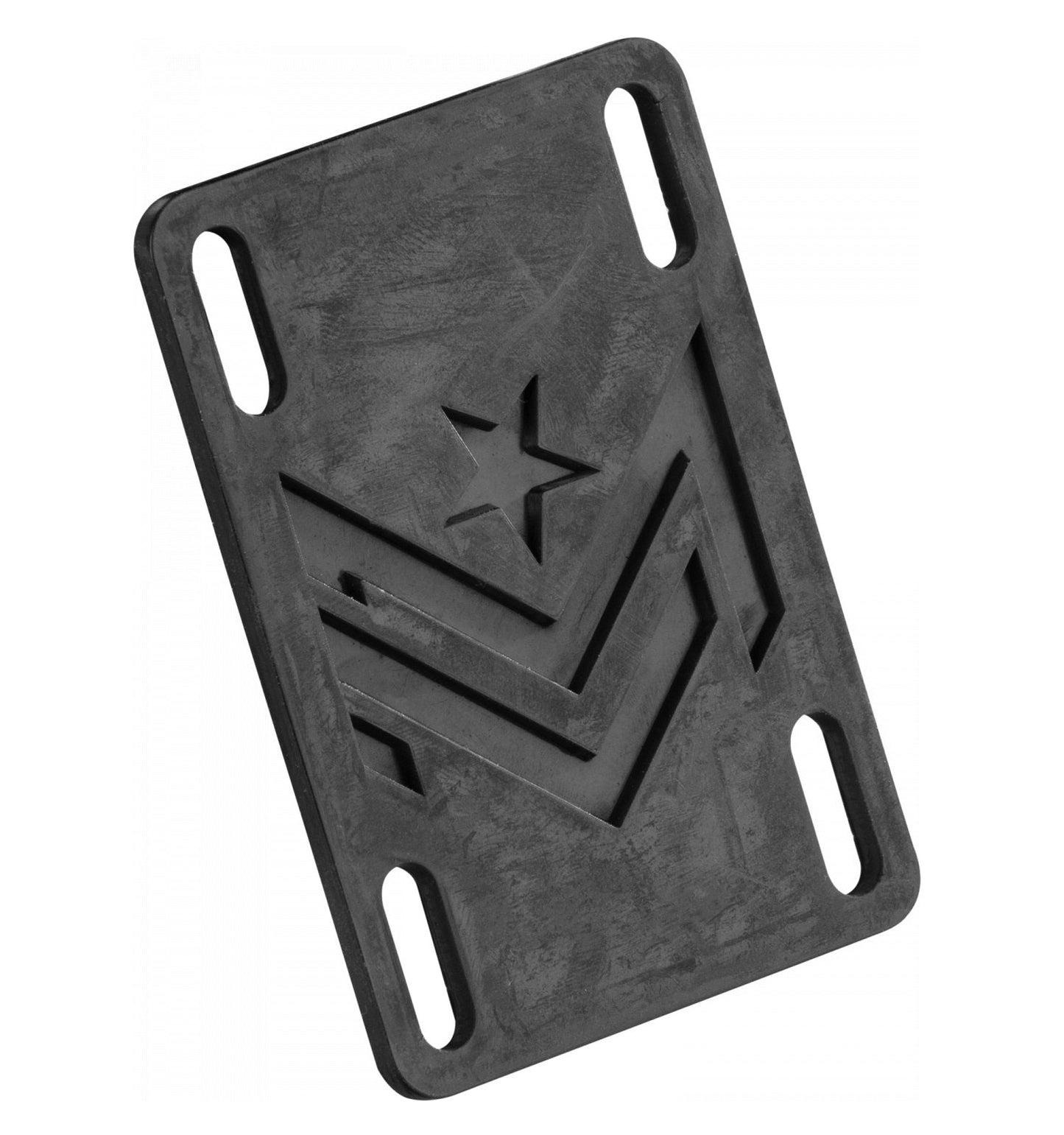 Mini Logo Rubber Riser Pads .10" - Black (Set of 2) - Bow Shock Marketplace