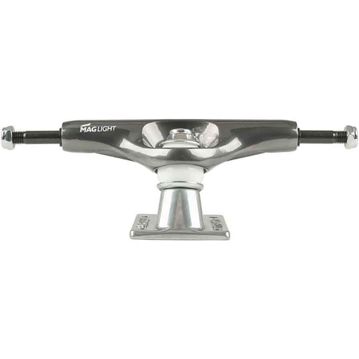 Tensor Trucks Mag Light Glossy 5.25″ - Gunmetal/Silver (Set of 2) - Bow Shock Marketplace