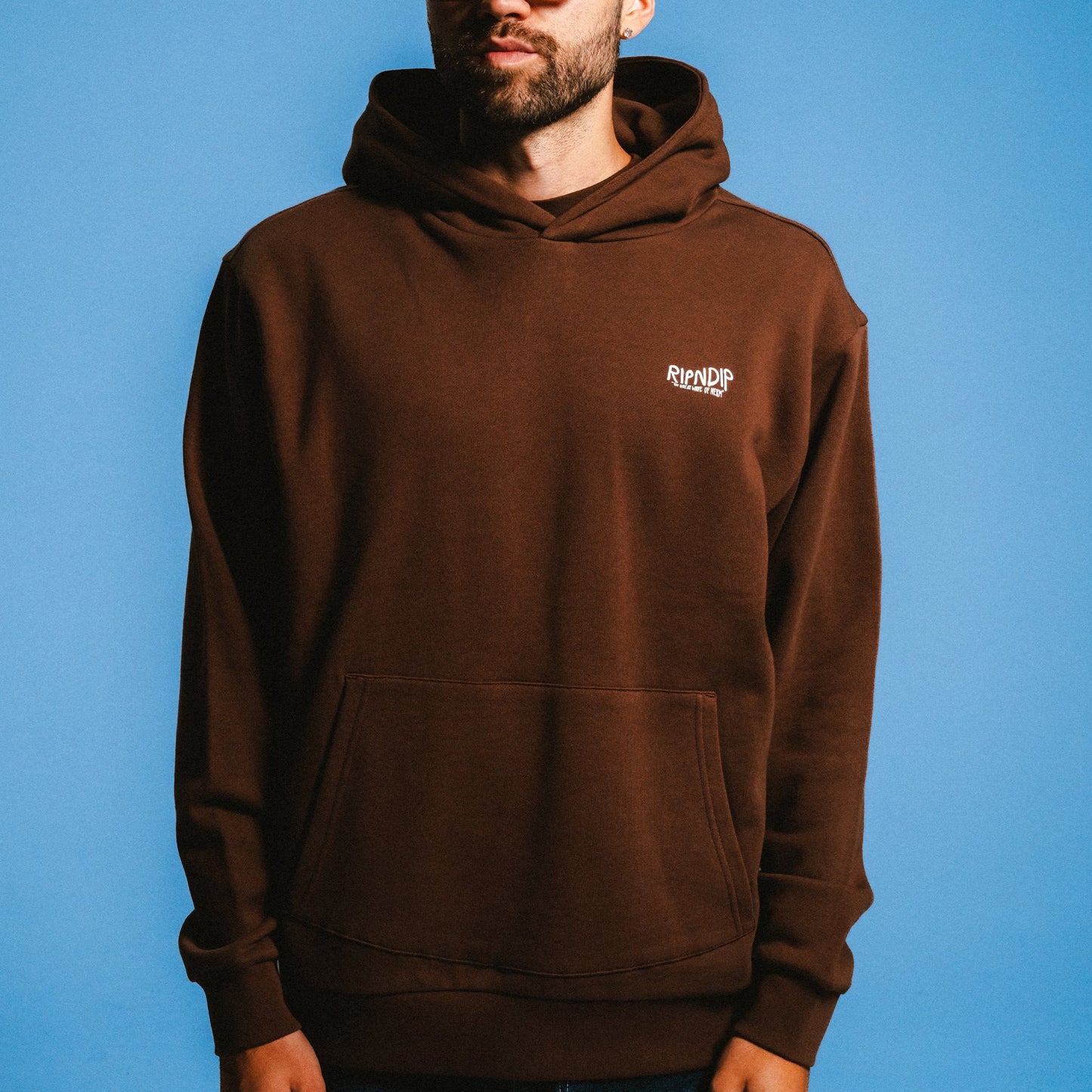 Great Wave Of Nerm Hoodie (Brown)