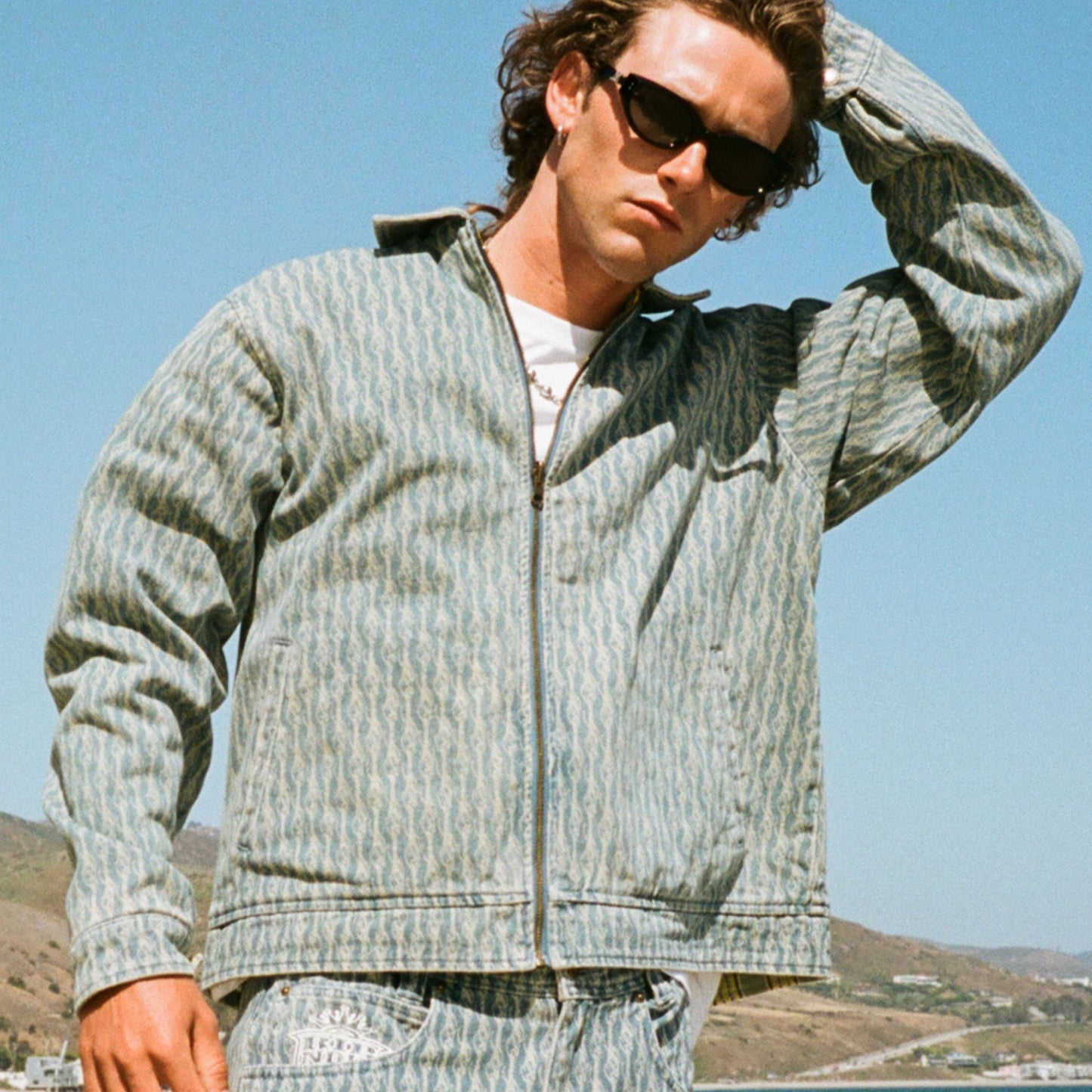 Western Roads Reversible Work Jacket (Medium Wash)